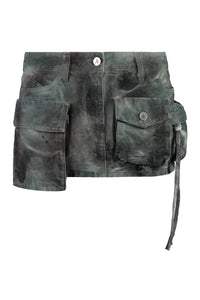 Fay denim mini skirt